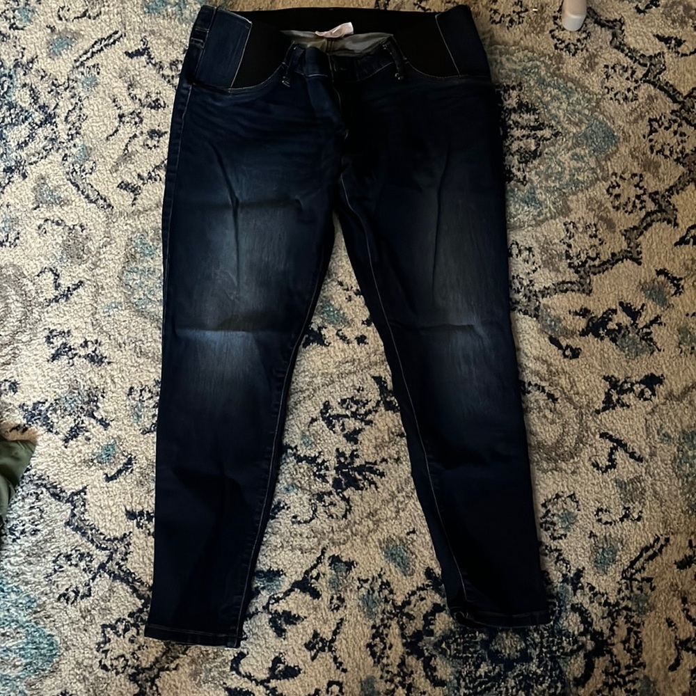 Size 12 maternity jeans skinny jeans